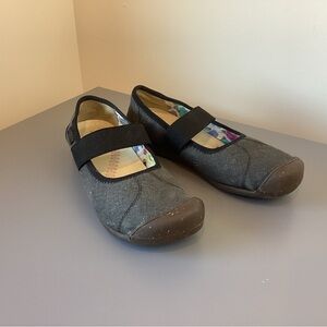 KEEN Sienna Grey washed Black Mary Jane Shoes